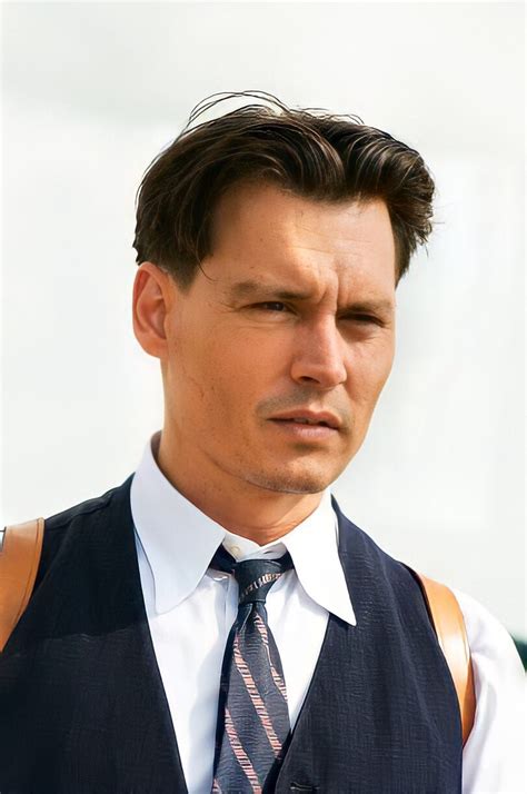 johnny depp blond hair|johnny depp john dillinger haircut.